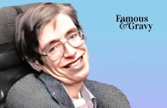 Famous & Gravy promo image Stephen Hawking