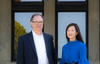 Clara Wu Tsai and Bill Newsome