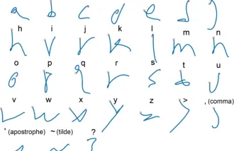 handwriting limb paralysis
