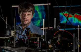 Karl Deisseroth monitors nerve cells