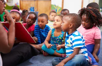 Children see words and faces differently from adults