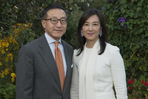 Joe Tsai and Clara Wu Tsai