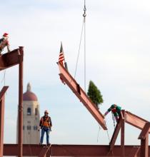 A steel beam “tops”