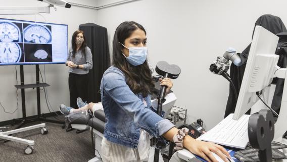 EEG and TMS in action at the Koret Human Neurosciences Community Lab