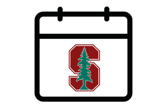 Stanford logo in calendar