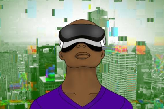 VR depression illustration