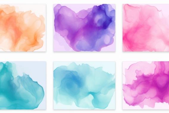 Abstract pastel watercolor image for depression subtypes story via Adobe Stock