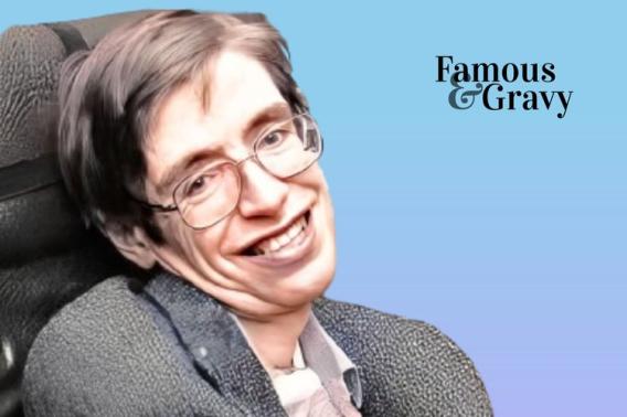 Famous & Gravy promo image Stephen Hawking