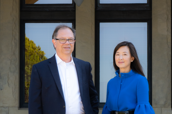 Clara Wu Tsai and Bill Newsome