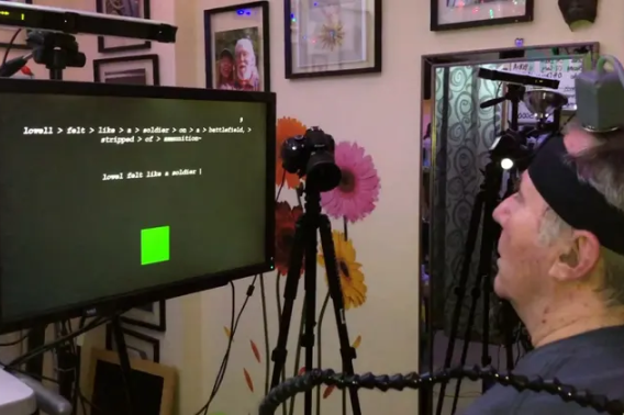 Paralysed man uses ‘mindwriting’ 