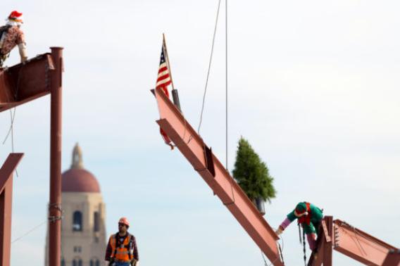 A steel beam “tops”
