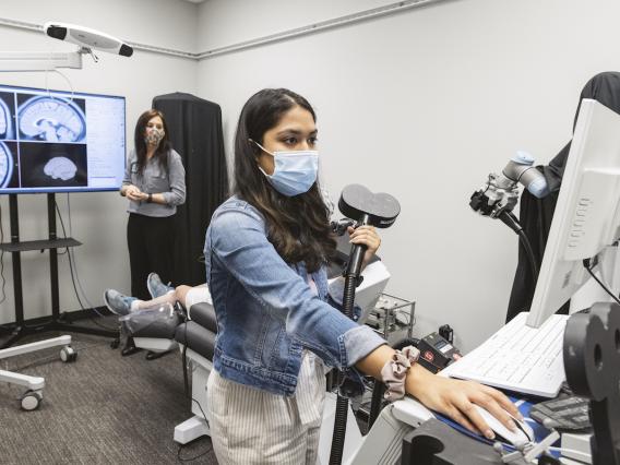 EEG and TMS in action at the Koret Human Neurosciences Community Lab