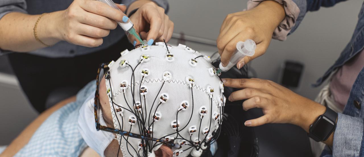 EEG and TMS in action at the Koret Human Neurosciences Community Lab