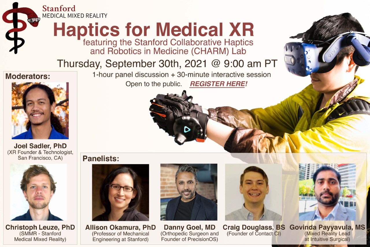 Stanford Medical Mixed Reality: Haptics for Medical XR poster